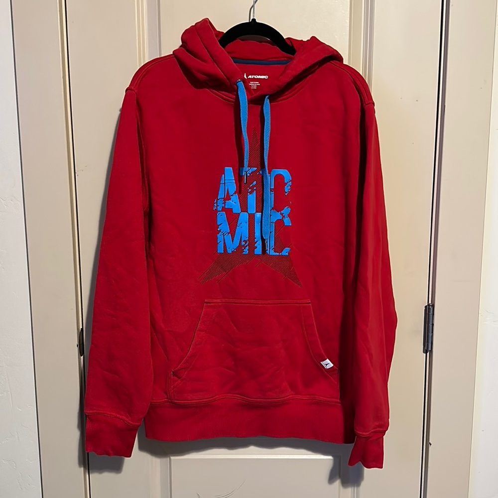 Atomic hooded sweatshirt sz Large